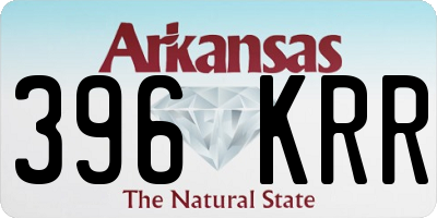 AR license plate 396KRR