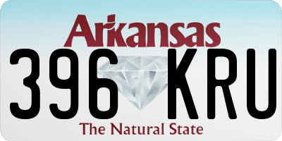 AR license plate 396KRU