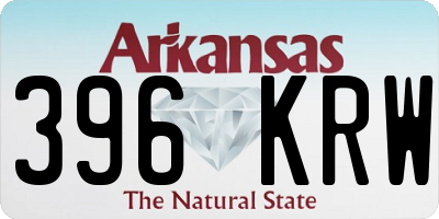 AR license plate 396KRW