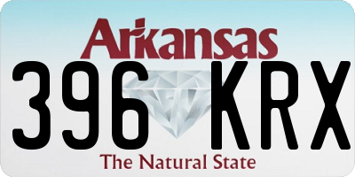 AR license plate 396KRX