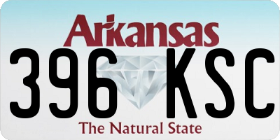 AR license plate 396KSC