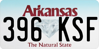 AR license plate 396KSF