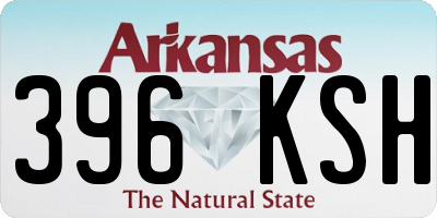 AR license plate 396KSH