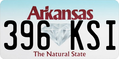 AR license plate 396KSI