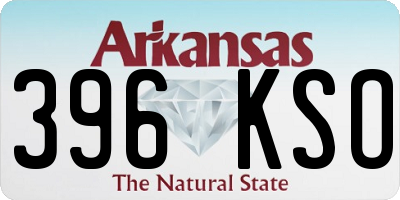 AR license plate 396KSO