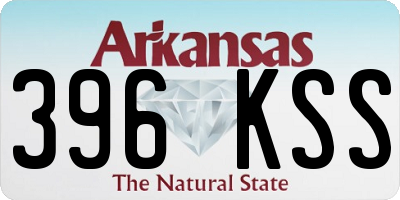 AR license plate 396KSS