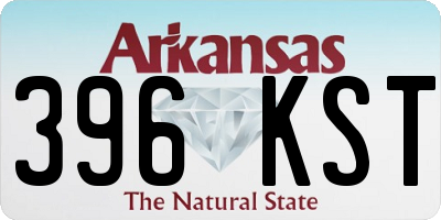 AR license plate 396KST
