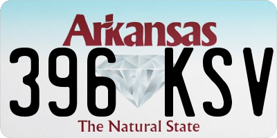 AR license plate 396KSV