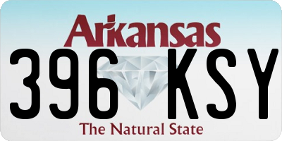 AR license plate 396KSY