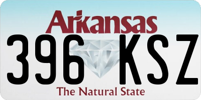 AR license plate 396KSZ