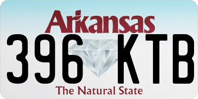 AR license plate 396KTB