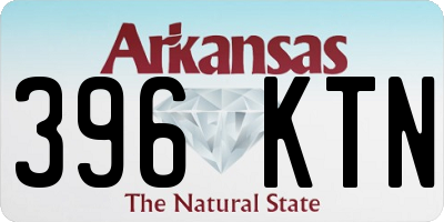 AR license plate 396KTN