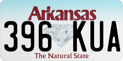 AR license plate 396KUA