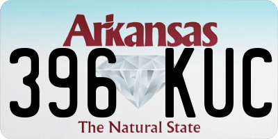 AR license plate 396KUC