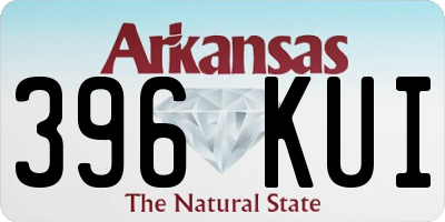 AR license plate 396KUI