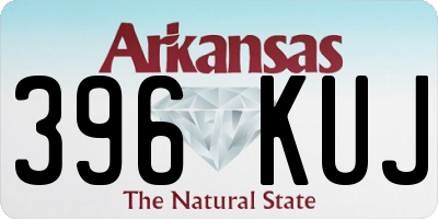 AR license plate 396KUJ