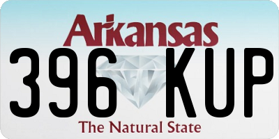 AR license plate 396KUP
