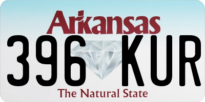AR license plate 396KUR