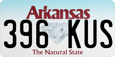 AR license plate 396KUS
