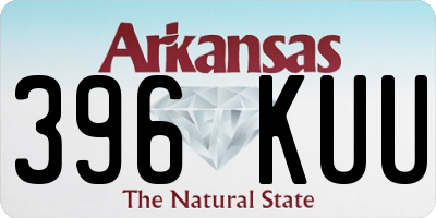 AR license plate 396KUU