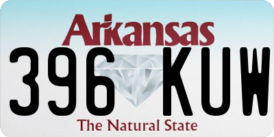 AR license plate 396KUW