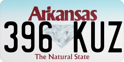 AR license plate 396KUZ