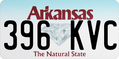 AR license plate 396KVC
