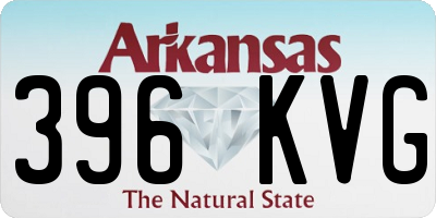 AR license plate 396KVG