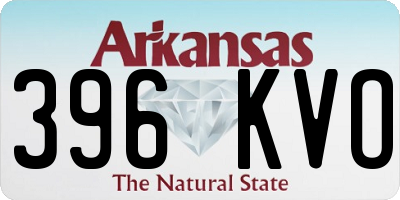 AR license plate 396KVO