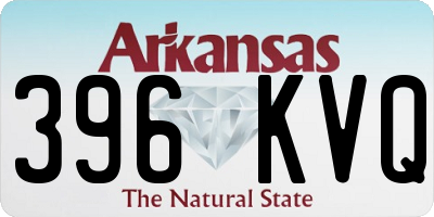 AR license plate 396KVQ