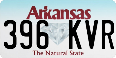 AR license plate 396KVR