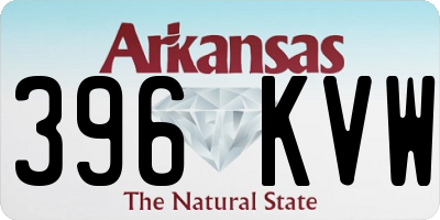 AR license plate 396KVW