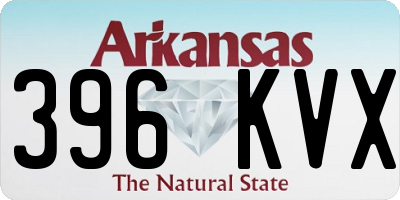 AR license plate 396KVX