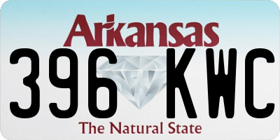 AR license plate 396KWC