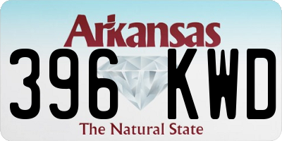 AR license plate 396KWD