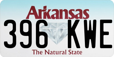 AR license plate 396KWE