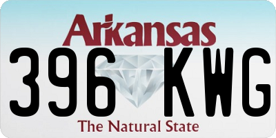 AR license plate 396KWG