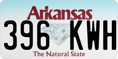 AR license plate 396KWH