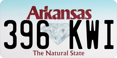 AR license plate 396KWI