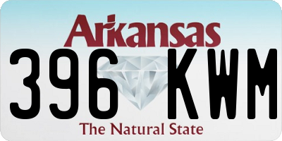 AR license plate 396KWM