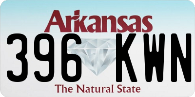 AR license plate 396KWN