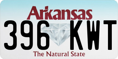 AR license plate 396KWT
