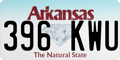 AR license plate 396KWU