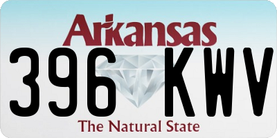 AR license plate 396KWV