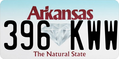 AR license plate 396KWW