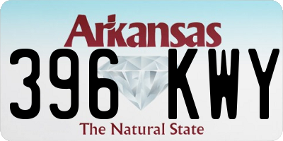 AR license plate 396KWY