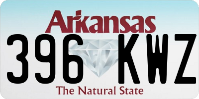 AR license plate 396KWZ