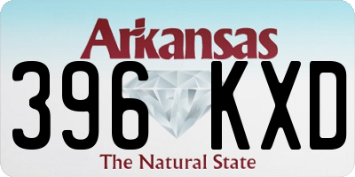 AR license plate 396KXD