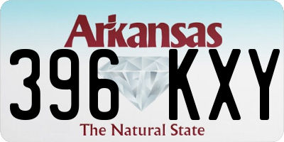 AR license plate 396KXY