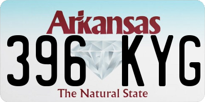AR license plate 396KYG